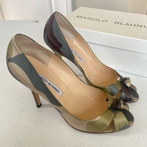 Manolo Blahnik Camo heels, Women’s 40 | US 10